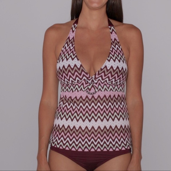 Perry Ellis Other - Perry Ellis Point Taken Tankini